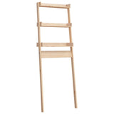 NNEVL Toilet Rack 63.5x32x179 cm Solid Wood Pine