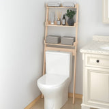 NNEVL Toilet Rack 63.5x32x179 cm Solid Wood Pine