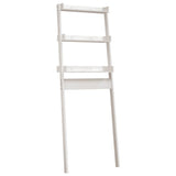 NNEVL Toilet Rack White 63.5x32x179 cm Solid Wood Pine