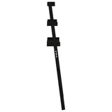 NNEVL Toilet Rack Black 63.5x32x179 cm Solid Wood Pine