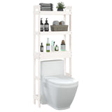 NNEVL Toilet Rack White 63x26x171 cm Solid Wood Pine