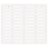 NNEVL Wall Headboard White 96x3x91.5 cm Solid Wood Pine