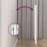 NNEVL Wall Headboard White 96x3x91.5 cm Solid Wood Pine