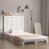 NNEVL Wall Headboard White 96x3x91.5 cm Solid Wood Pine