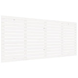 NNEVL Wall Headboard White 156x3x91.5 cm Solid Wood Pine