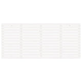 NNEVL Wall Headboard White 156x3x91.5 cm Solid Wood Pine
