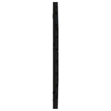 NNEVL Wall Headboard Black 96x3x63 cm Solid Wood Pine