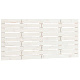 NNEVL Wall Headboard White 141x3x63 cm Solid Wood Pine