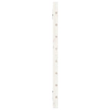 NNEVL Wall Headboard White 141x3x63 cm Solid Wood Pine