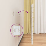 NNEVL Wall Headboard White 141x3x63 cm Solid Wood Pine