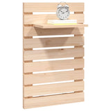 NNEVL Wall-mounted Bedside Shelves 2 pcs Solid Wood Pine