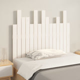 NNEVL Wall Headboard White 95.5x3x80 cm Solid Wood Pine