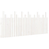 NNEVL Wall Headboard White 185x3x80 cm Solid Wood Pine