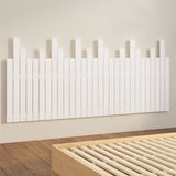 NNEVL Wall Headboard White 185x3x80 cm Solid Wood Pine