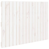 NNEVL Wall Headboard White 95.5x3x60 cm Solid Wood Pine