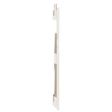 NNEVL Wall Headboard White 95.5x3x60 cm Solid Wood Pine