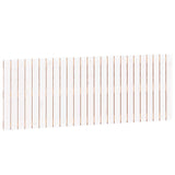 NNEVL Wall Headboard White 159.5x3x60 cm Solid Wood Pine