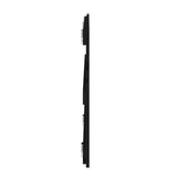 NNEVL Wall Headboard Black 185x3x60 cm Solid Wood Pine