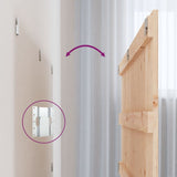 NNEVL Wall Headboard 140x3x60 cm Solid Wood Pine