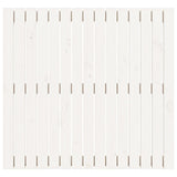 NNEVL Wall Headboard White 95.5x3x90 cm Solid Wood Pine
