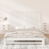 NNEVL Wall Headboard White 159.5x3x90 cm Solid Wood Pine