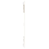 NNEVL Wall Headboard White 159.5x3x90 cm Solid Wood Pine