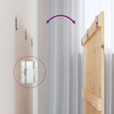 NNEVL Wall Headboard 140x3x90 cm Solid Wood Pine