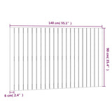 NNEVL Wall Headboard 140x3x90 cm Solid Wood Pine