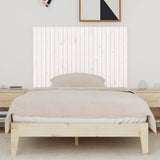 NNEVL Wall Headboard White 140x3x90 cm Solid Wood Pine