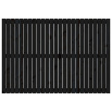 NNEVL Wall Headboard Black 159.5x3x110 cm Solid Wood Pine