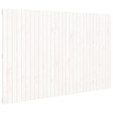 NNEVL Wall Headboard White 185x3x110 cm Solid Wood Pine