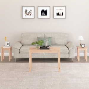 NNEVL Nesting Tables 3 pcs Solid Wood Pine