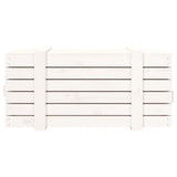 NNEVL Storage Box White 91x40.5x42 cm Solid Wood Pine