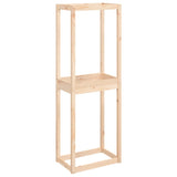 NNEVL Tire Rack 63x40x180 cm Solid Wood Pine