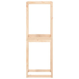 NNEVL Tire Rack 63x40x180 cm Solid Wood Pine