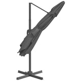 NNEVL Cantilever Umbrella with Aluminium Pole Anthracite 400x300 cm
