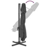 NNEVL Double Top Cantilever Umbrella Anthracite 300x300 cm