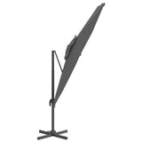 NNEVL Double Top Cantilever Umbrella Anthracite 400x300 cm