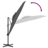 NNEVL Double Top Cantilever Umbrella Anthracite 400x300 cm