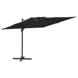 NNEVL Double Top Cantilever Umbrella Black 400x300 cm
