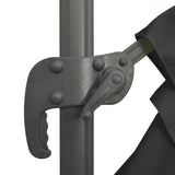 NNEVL Double Top Cantilever Umbrella Black 400x300 cm