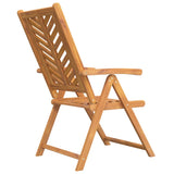 NNEVL Reclining Garden Chairs 3 pcs Solid Wood Acacia