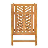 NNEVL Reclining Garden Chairs 3 pcs Solid Wood Acacia