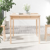 NNEVL Garden Table 82.5x82.5x76 cm Solid Wood Pine