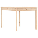 NNEVL Garden Table 121x82.5x76 cm Solid Wood Pine