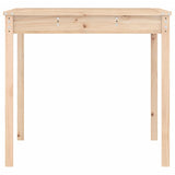 NNEVL Garden Table 121x82.5x76 cm Solid Wood Pine