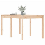 NNEVL Garden Table 159.5x82.5x76 cm Solid Wood Pine