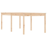 NNEVL Garden Table 203.5x100x76 cm Solid Wood Pine