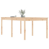 NNEVL Garden Table 203.5x100x76 cm Solid Wood Pine