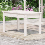 NNEVL Garden Bench White 80x44x45 cm Solid Wood Pine
